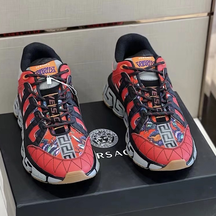 Versace Trigreca Sneakers  - FashionPlug