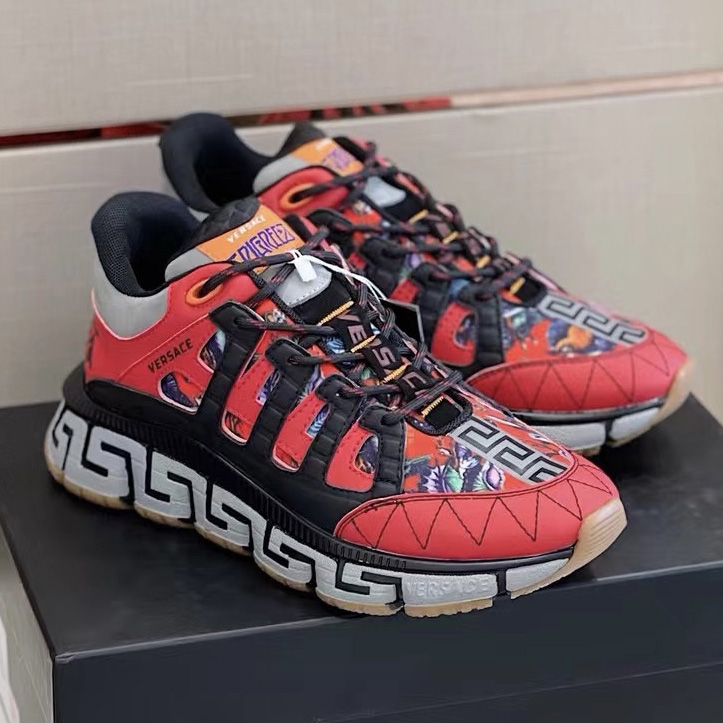 Versace Trigreca Sneakers  - FashionPlug