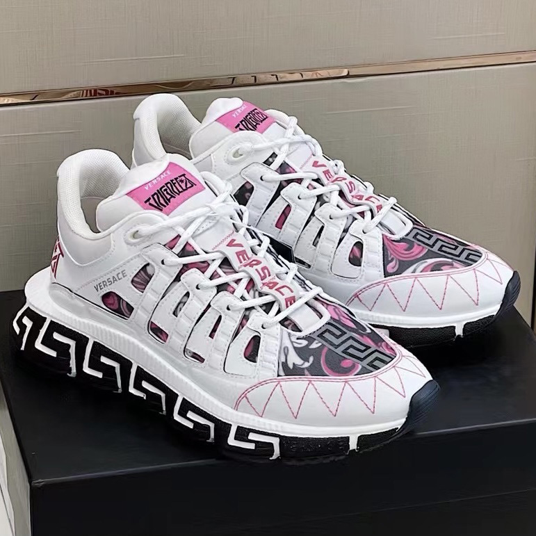 Versace Trigreca Sneakers  - FashionPlug