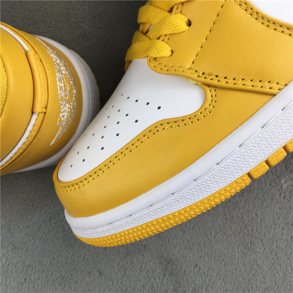 Jordan AJ 1 Low “Pollen” Sneakers - FashionPlug