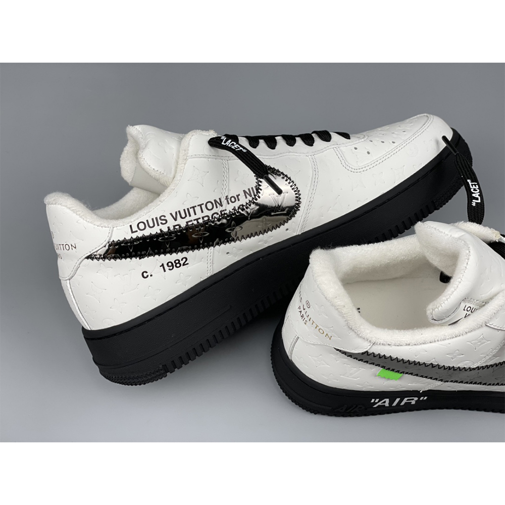 Louis Vuitton X Nike Air Force 1 Sneaker White - FashionPlug