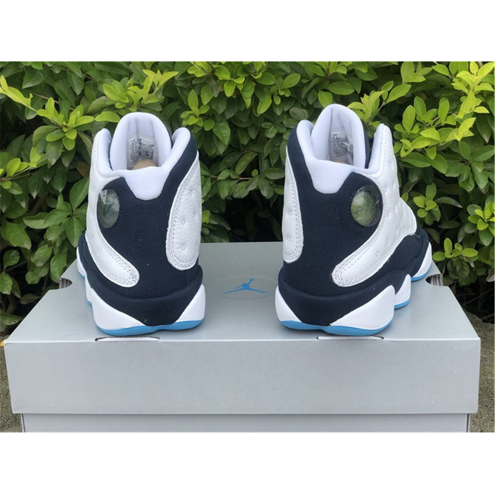 Jordan AJ 13 “Dark Powder Blue” Sneakers - FashionPlug