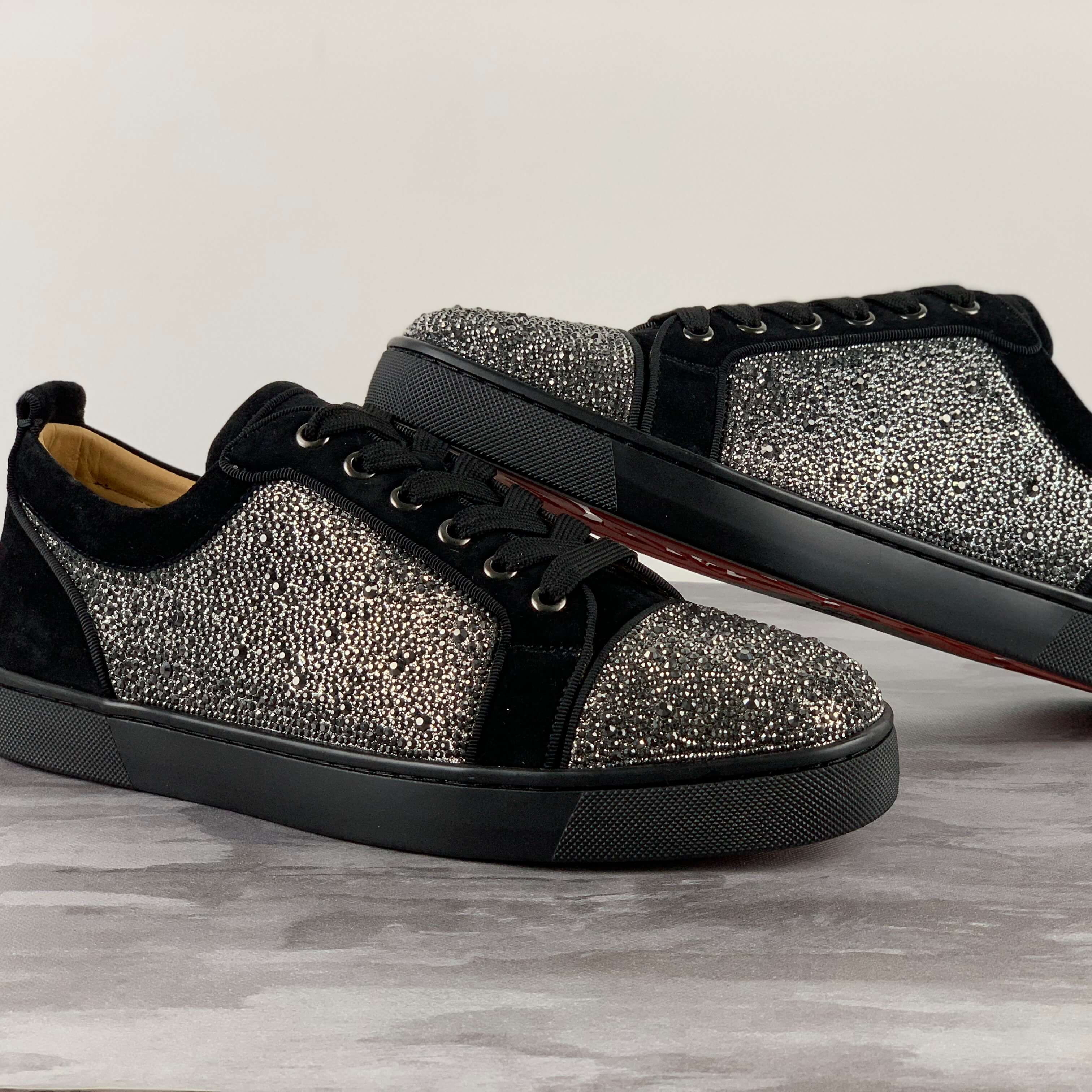 Christian Louboutin Louis Junior Mix Strass - FashionPlug
