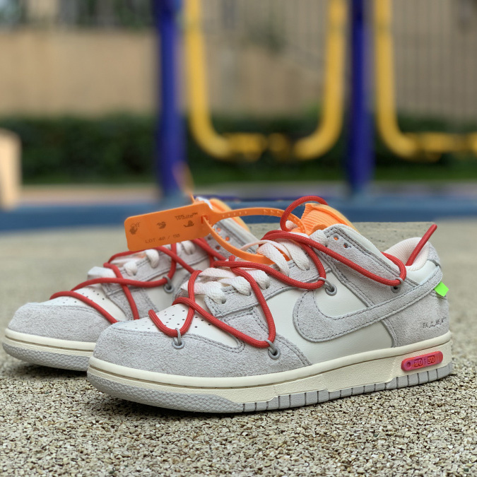 Nike Dunk Low Off-White Lot 40 - FashionPlug