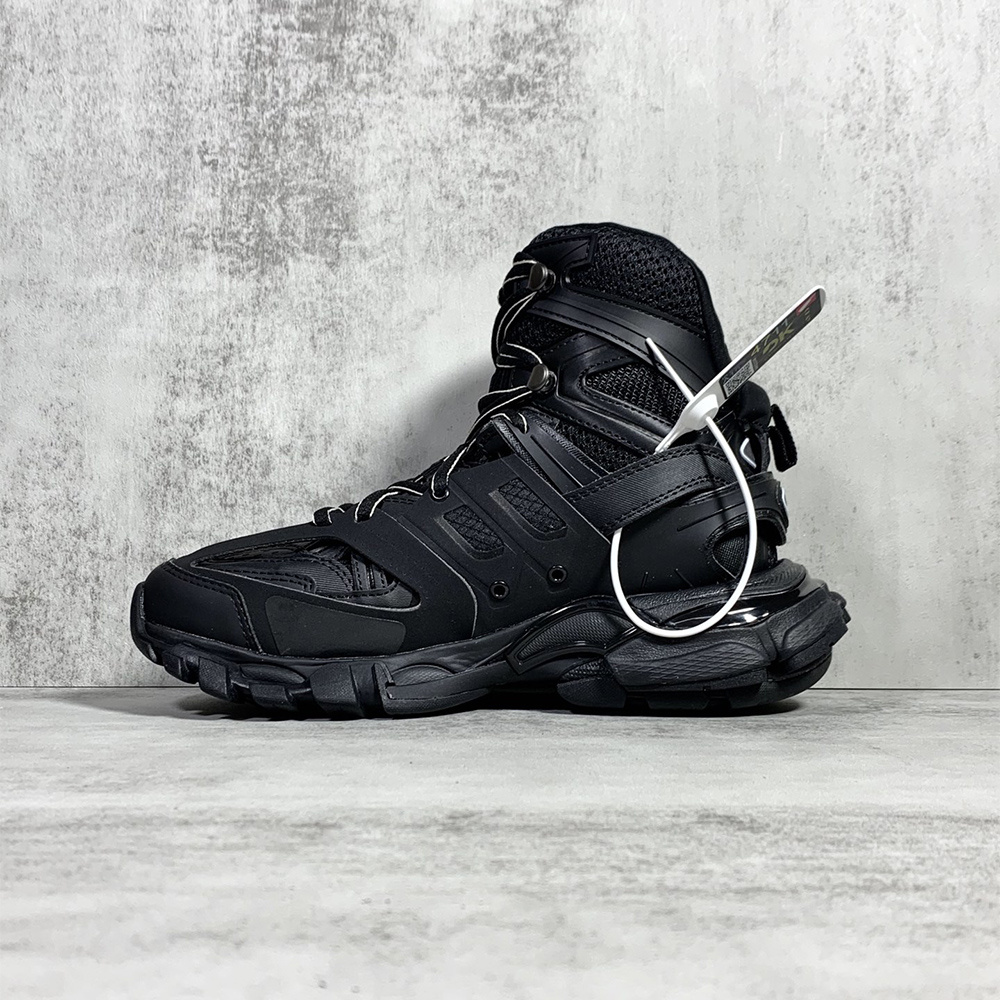 Balenciaga Men's Track Hike Sneaker In Black - FashionPlug