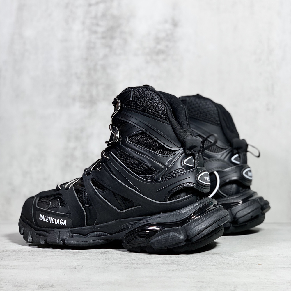 Balenciaga Men's Track Hike Sneaker In Black - FashionPlug