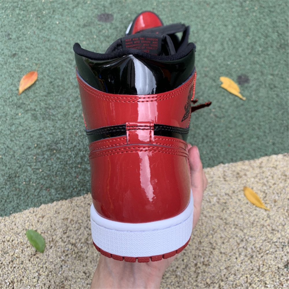 Jordan AJ1 High OG “Bred Patent” - FashionPlug