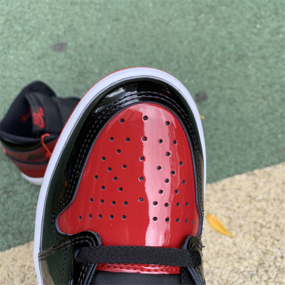 Jordan AJ1 High OG “Bred Patent” - FashionPlug
