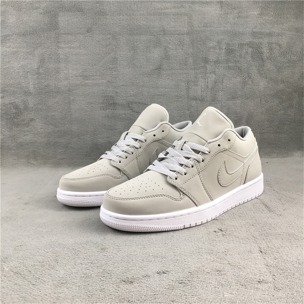 Jordan AJ1 Low Grey Fog Sneaker DC0774-002 - FashionPlug