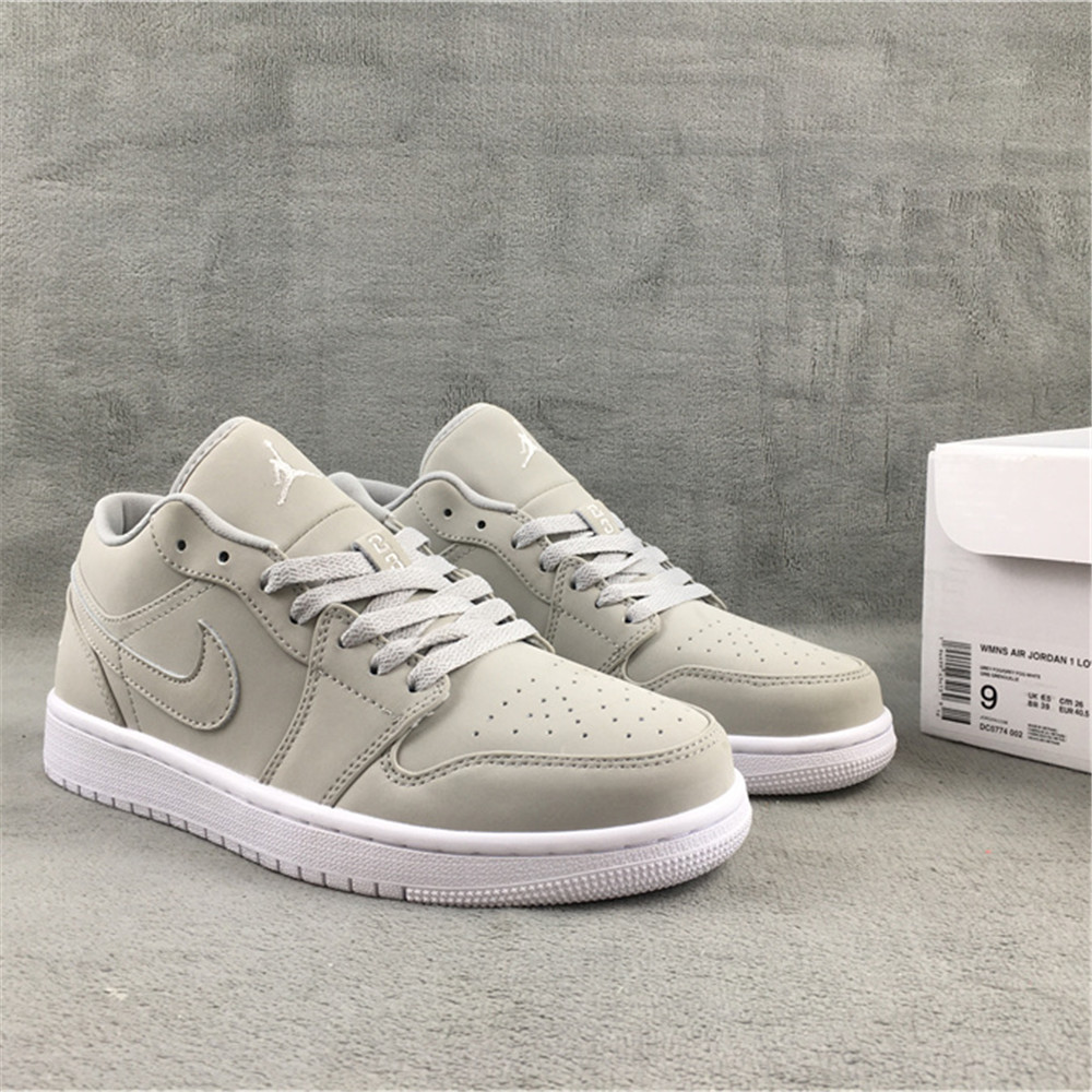 Jordan AJ1 Low Grey Fog Sneaker DC0774-002 - FashionPlug