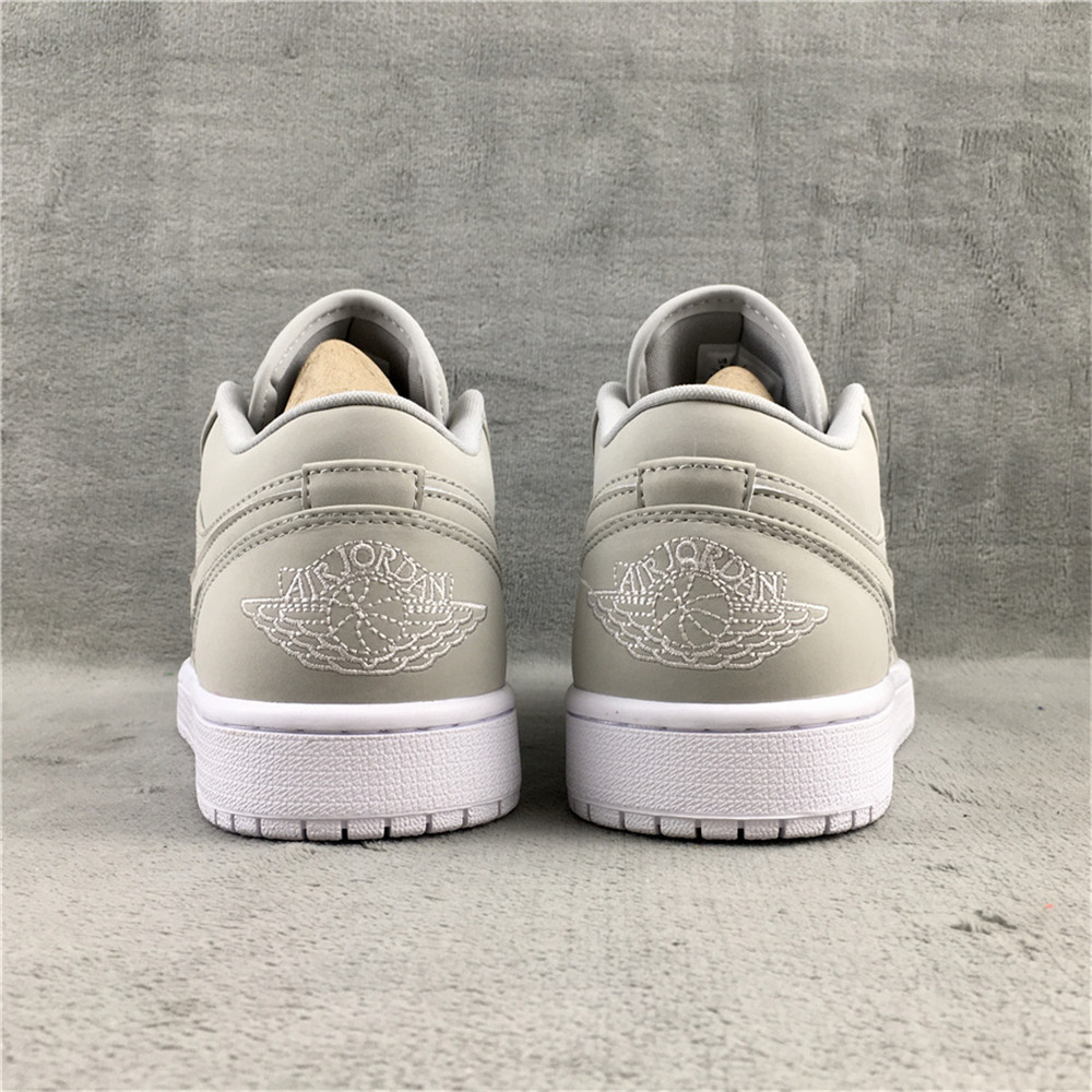 Jordan AJ1 Low Grey Fog Sneaker DC0774-002 - FashionPlug