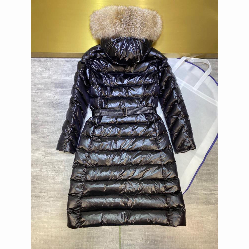 Moncler Black Down Long Jacket - FashionPlug