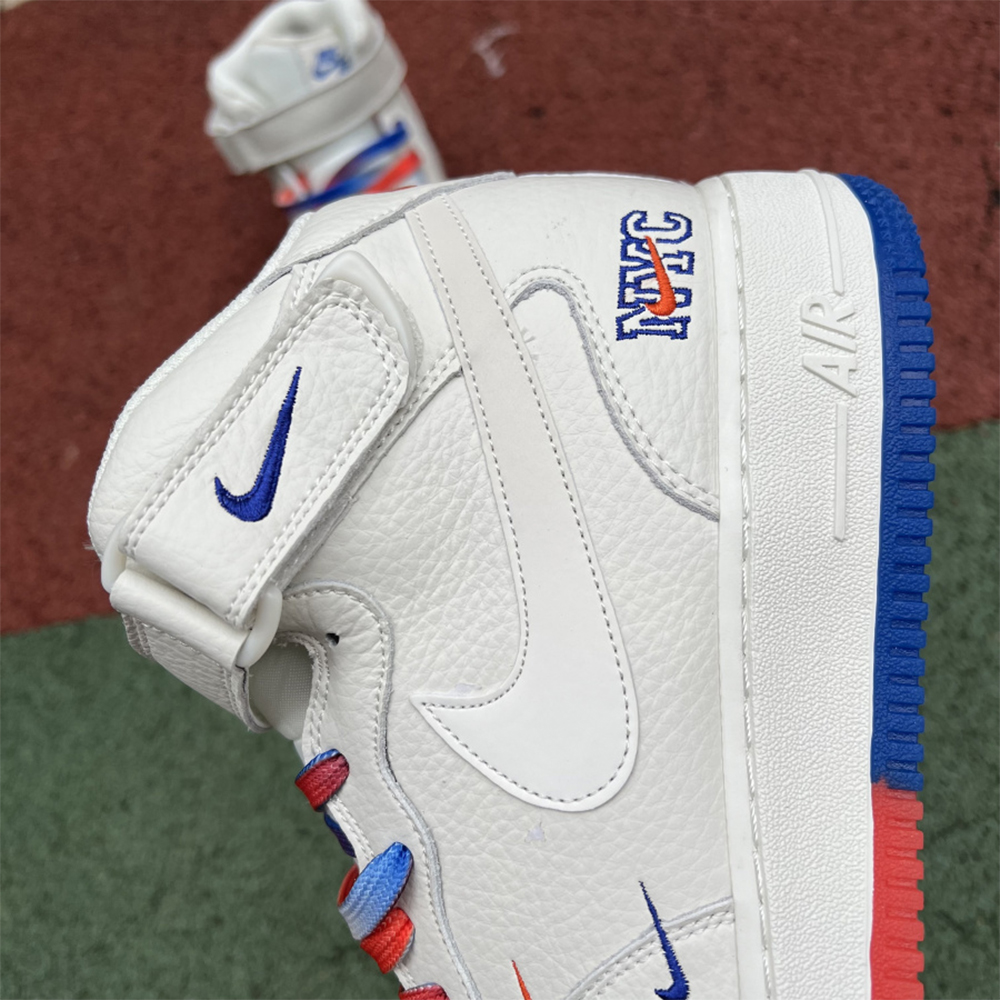 Nike Air Force 1 Mid NYC Rainbow Sneaker - FashionPlug