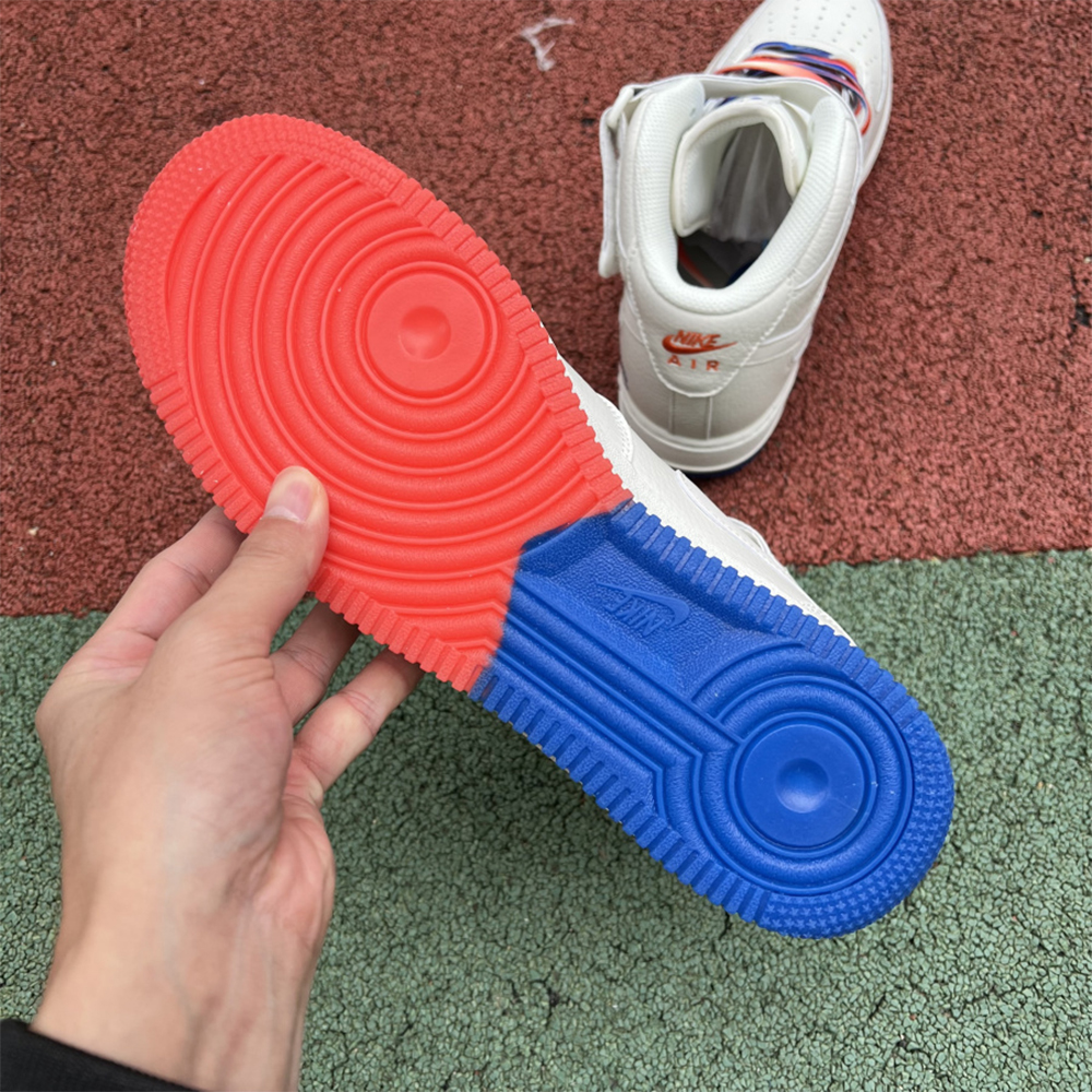 Nike Air Force 1 Mid NYC Rainbow Sneaker - FashionPlug