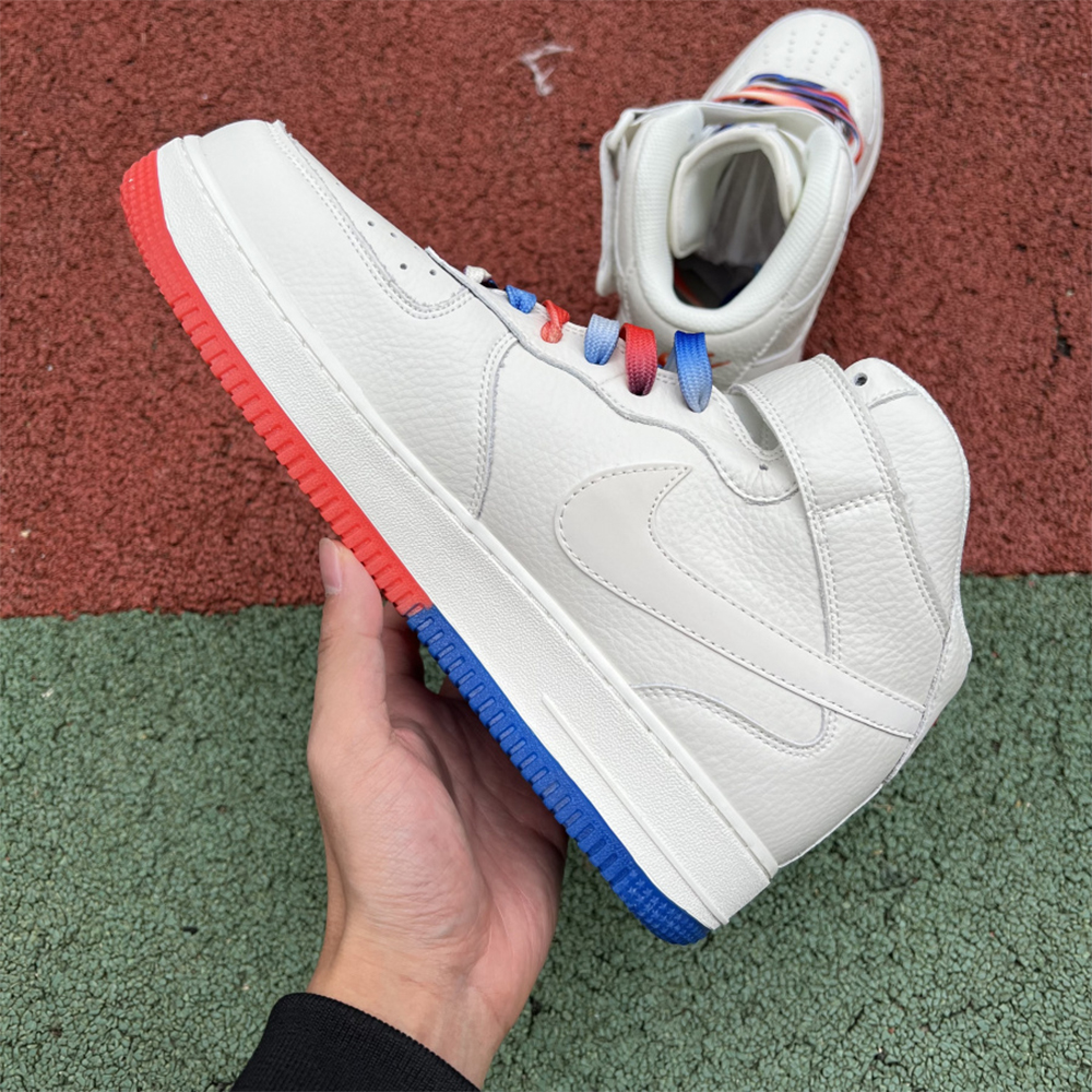Nike Air Force 1 Mid NYC Rainbow Sneaker - FashionPlug