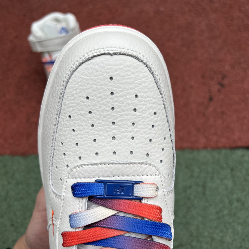 Nike Air Force 1 Mid NYC Rainbow Sneaker - FashionPlug