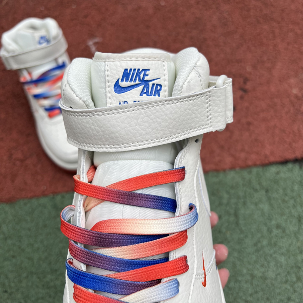 Nike Air Force 1 Mid NYC Rainbow Sneaker - FashionPlug