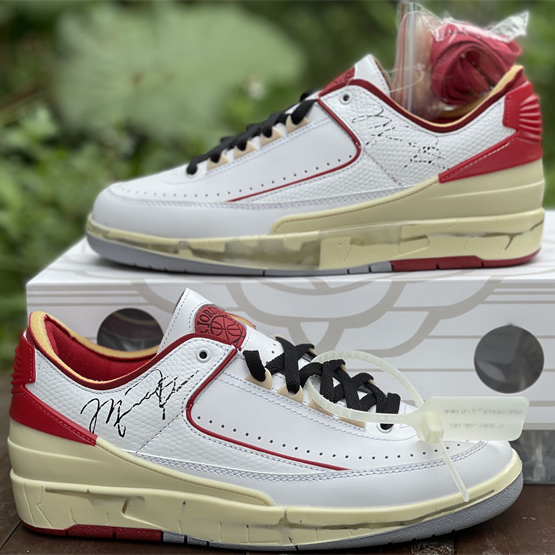 Jordan Offwhite X AJ2 Low DJ4375-106 - FashionPlug
