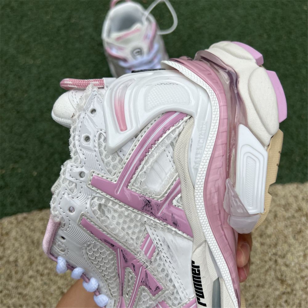 Balenciaga Track Sneaker In Cherry Pink  - FashionPlug
