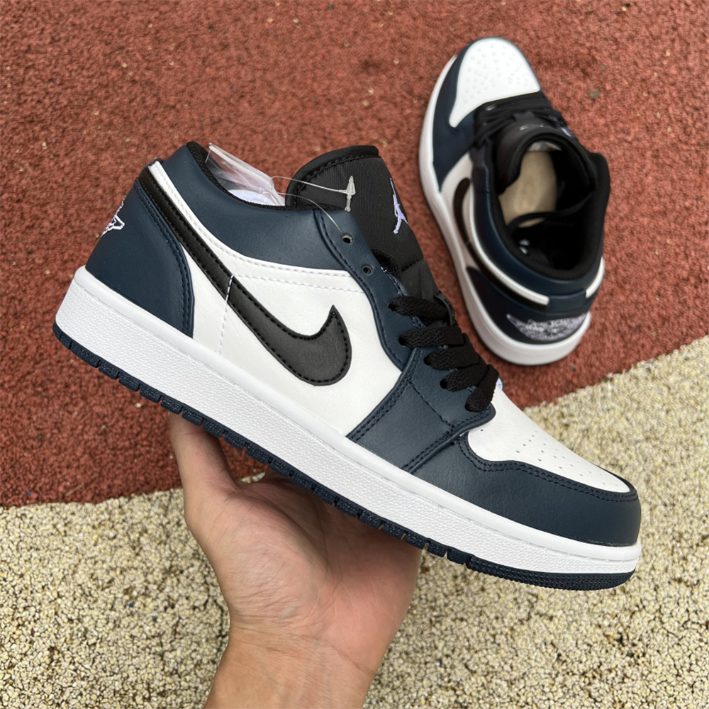Jordan AJ1 Low “Dark Teal” Sneakers - FashionPlug