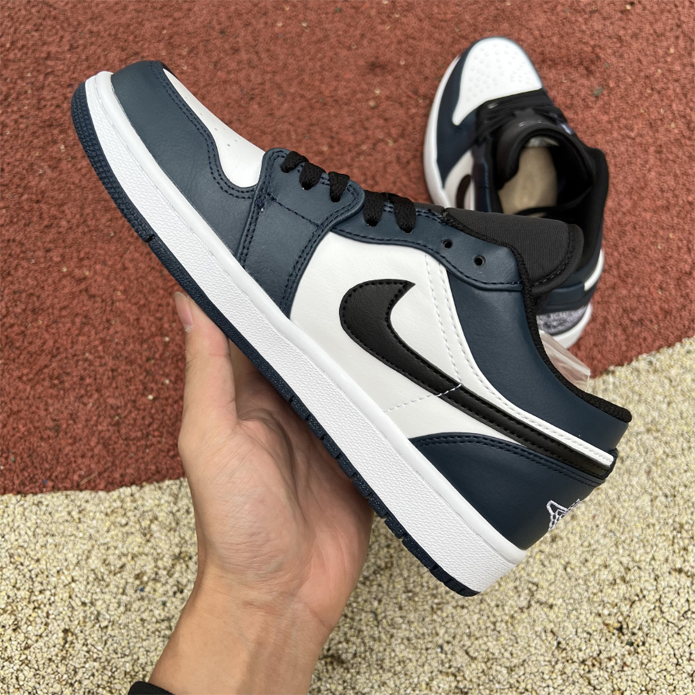 Jordan AJ1 Low “Dark Teal” Sneakers - FashionPlug