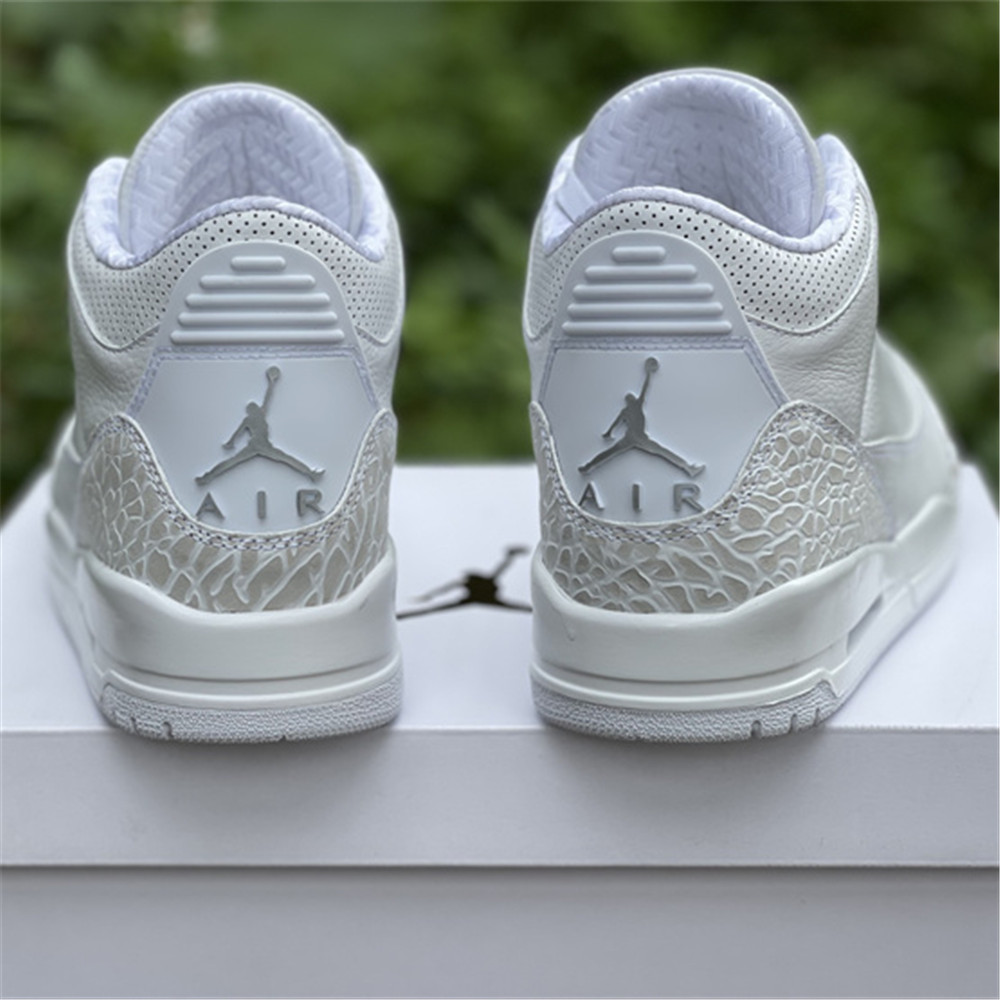 Jordan AJ3 “Triple White” Sneaker 136064-111 - FashionPlug