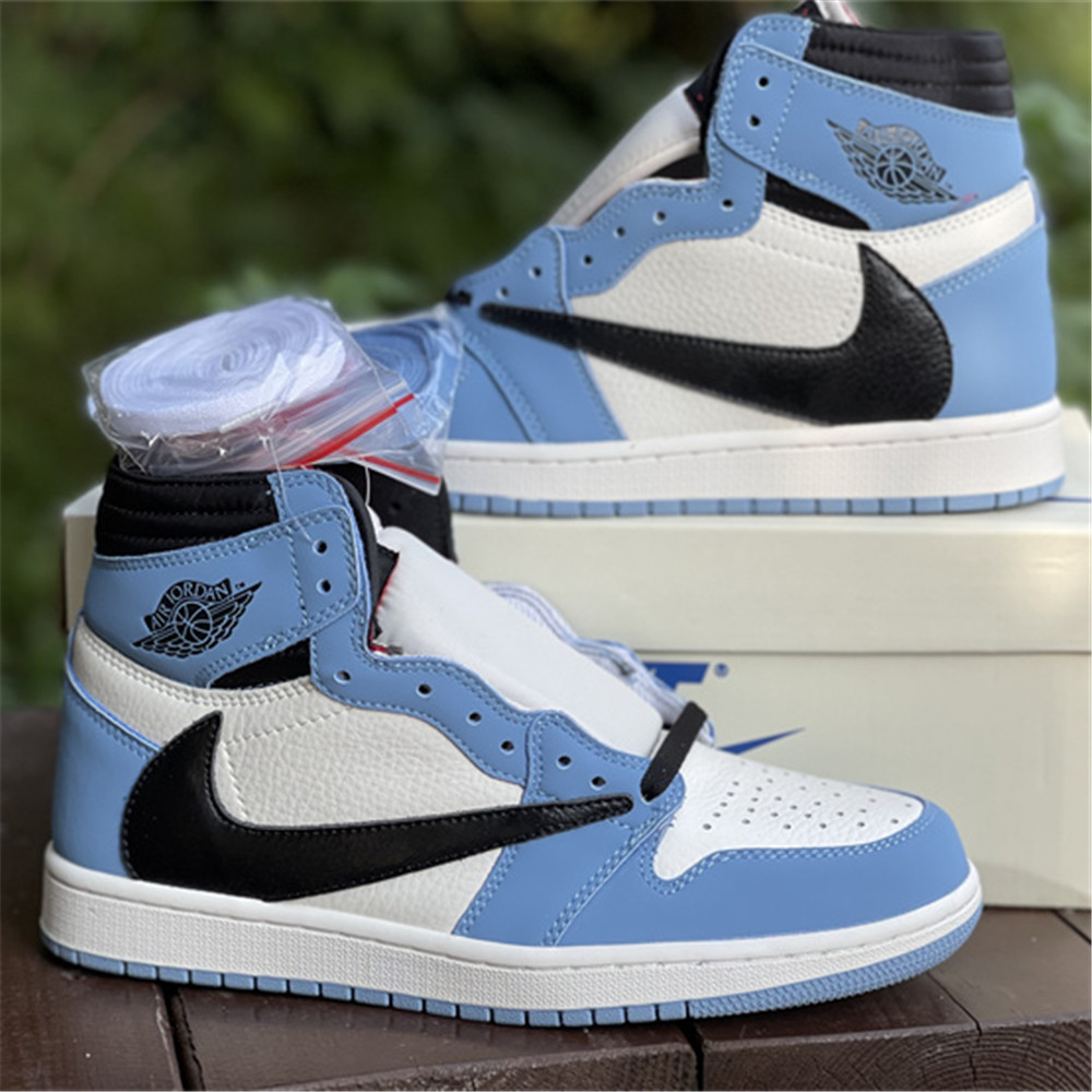 Jordan AJ1& T S Union Blue Sneaker DH3277 108. - FashionPlug