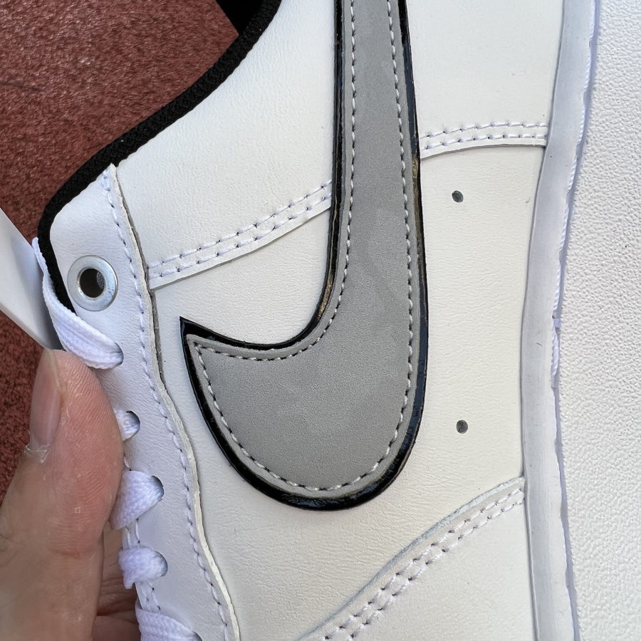 Nike Low Sneaker Air Force 1 '07 LV8 White Grey - FashionPlug