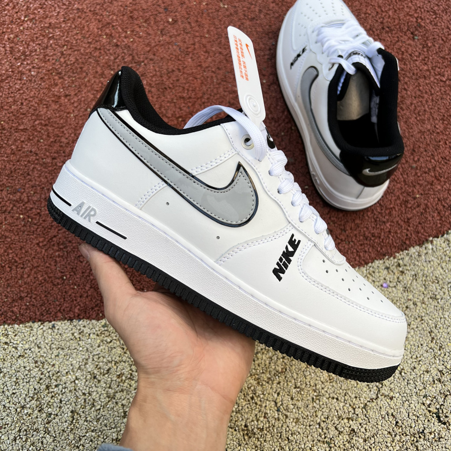 Nike Low Sneaker Air Force 1 '07 LV8 White Grey - FashionPlug