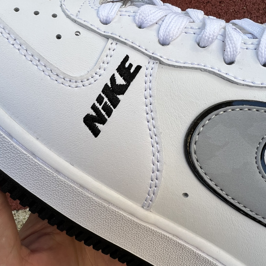 Nike Low Sneaker Air Force 1 '07 LV8 White Grey - FashionPlug