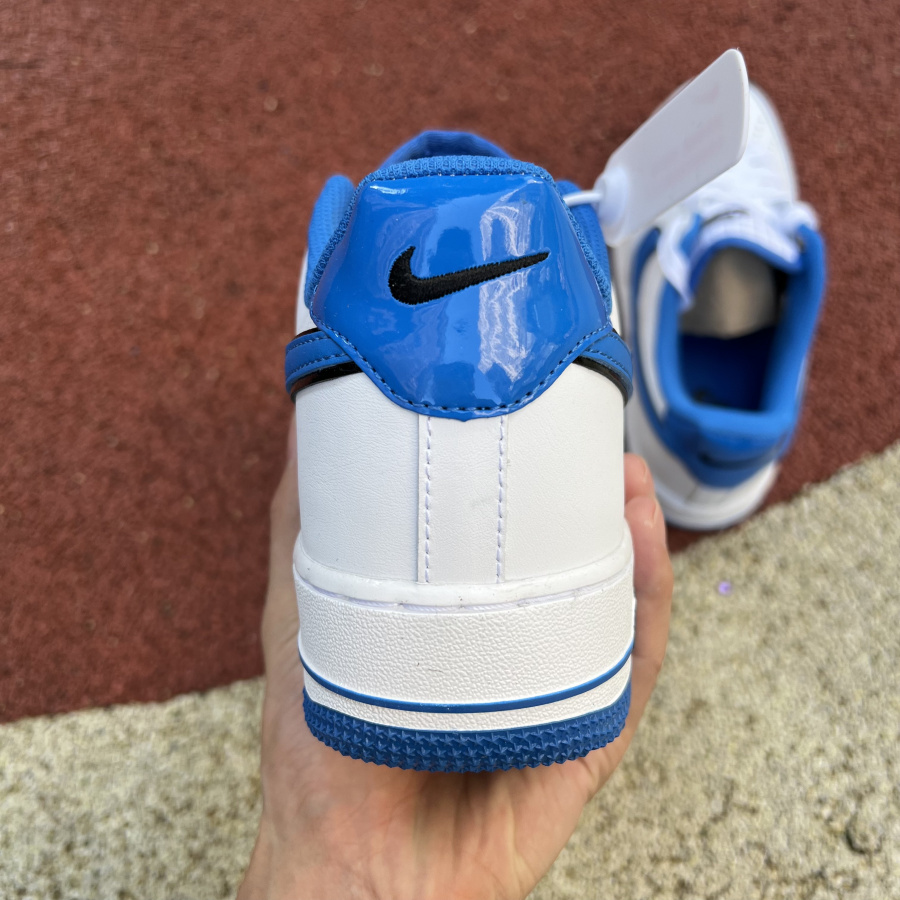 Nike Low Sneaker Air Force 1 '07 LV8 White Blue  - FashionPlug