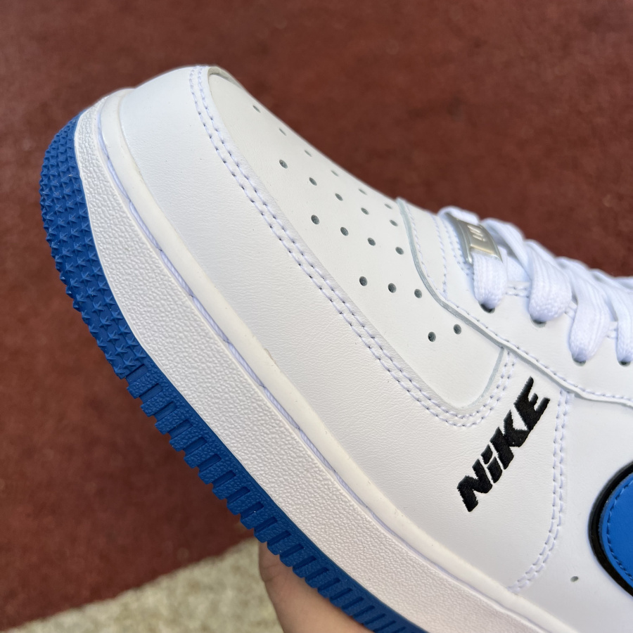Nike Low Sneaker Air Force 1 '07 LV8 White Blue  - FashionPlug