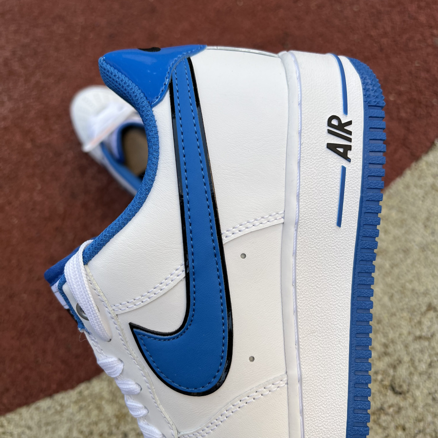 Nike Low Sneaker Air Force 1 '07 LV8 White Blue  - FashionPlug