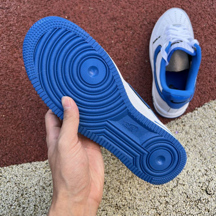 Nike Low Sneaker Air Force 1 '07 LV8 White Blue  - FashionPlug