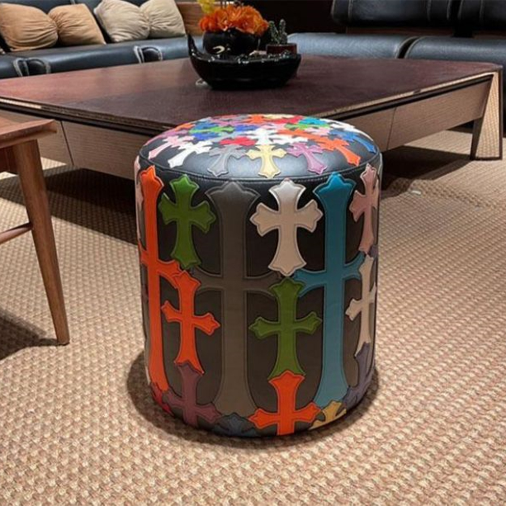Chrome Heart Small Round Stool - FashionPlug