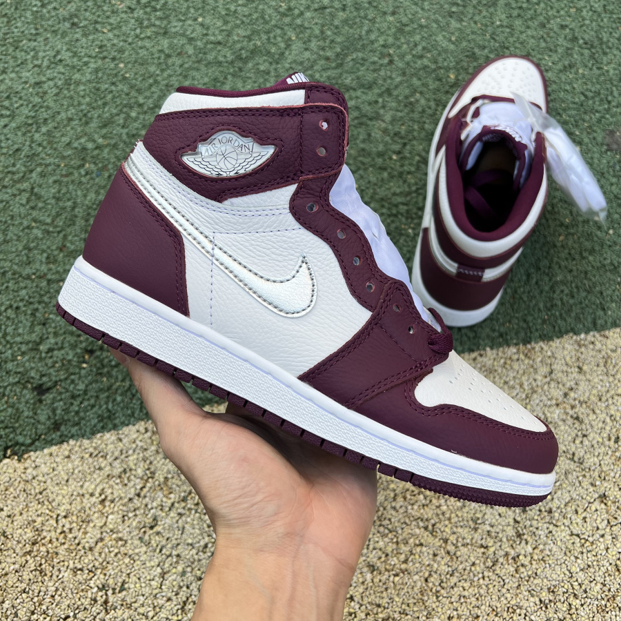 Jordan AJ 1 Retro High OG “Bordeaux” Sneaker - FashionPlug