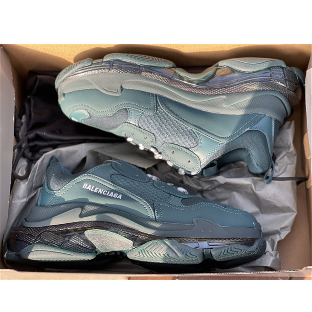 Balenciaga Track Sneaker In Green - FashionPlug