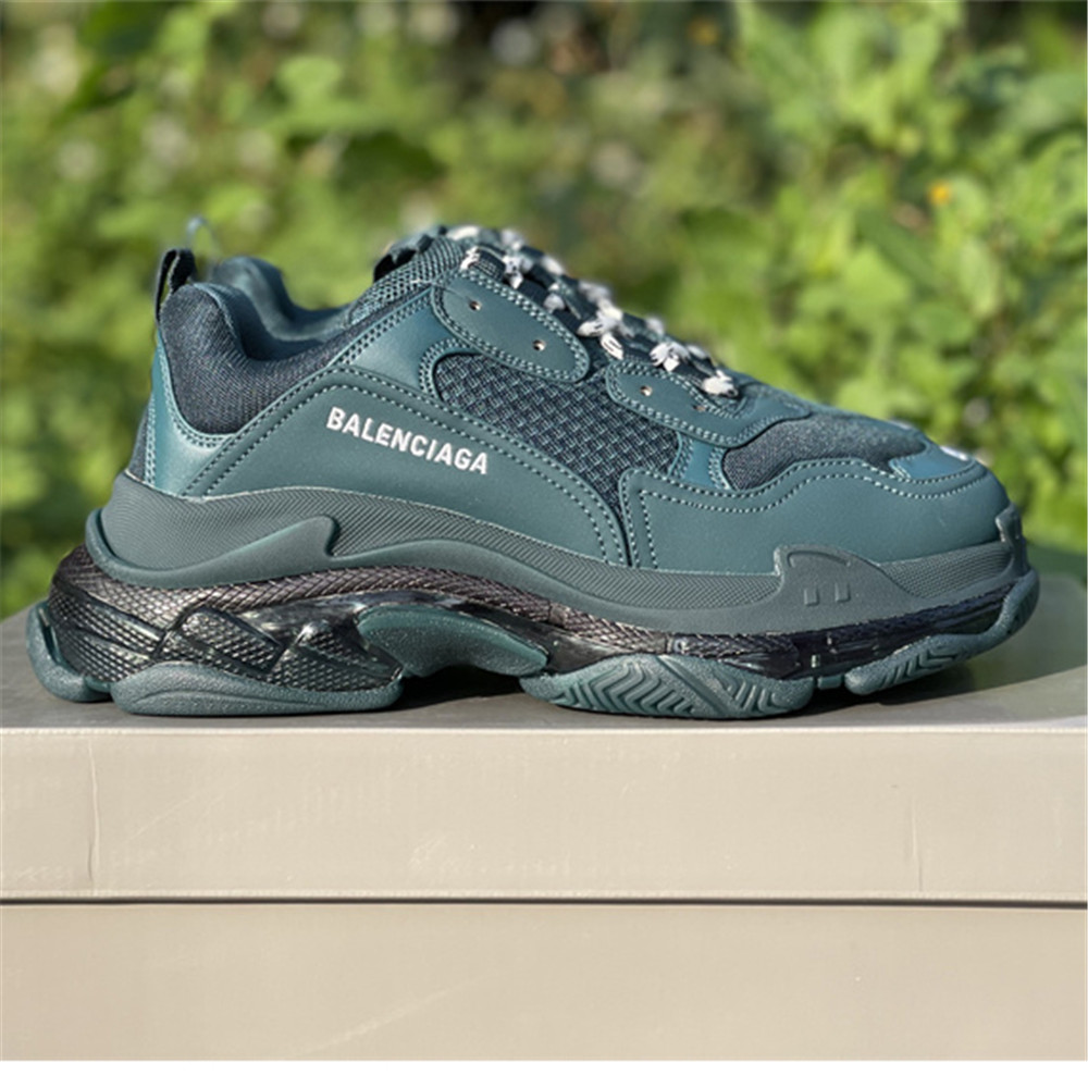 Balenciaga Track Sneaker In Green - FashionPlug