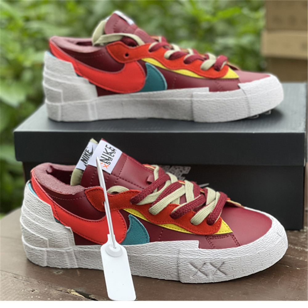 Nike X Sacai X Kaws Blazer Low Union Sneaker - FashionPlug