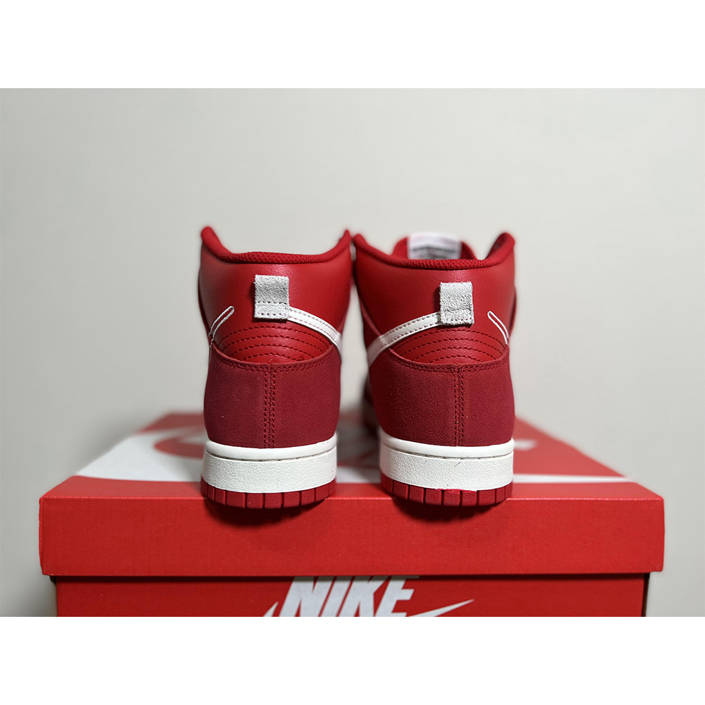 Nike Dunk High First Use Red Sneaker - FashionPlug