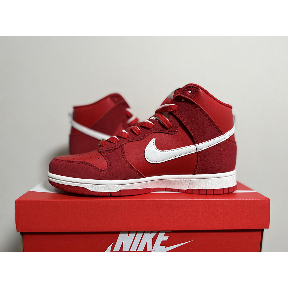 Nike Dunk High First Use Red Sneaker - FashionPlug