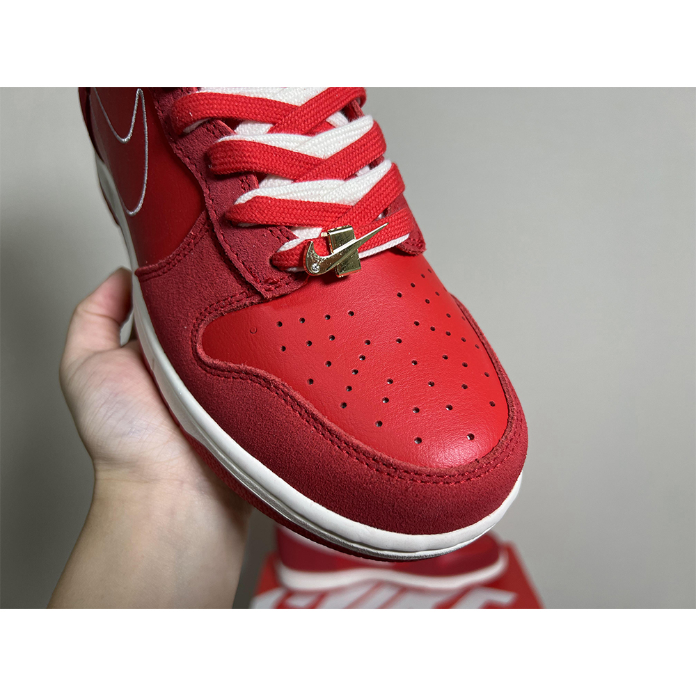 Nike Dunk High First Use Red Sneaker - FashionPlug