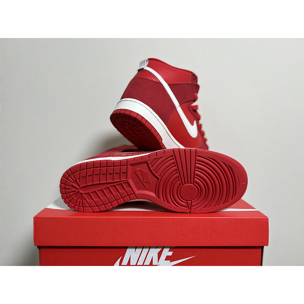 Nike Dunk High First Use Red Sneaker - FashionPlug