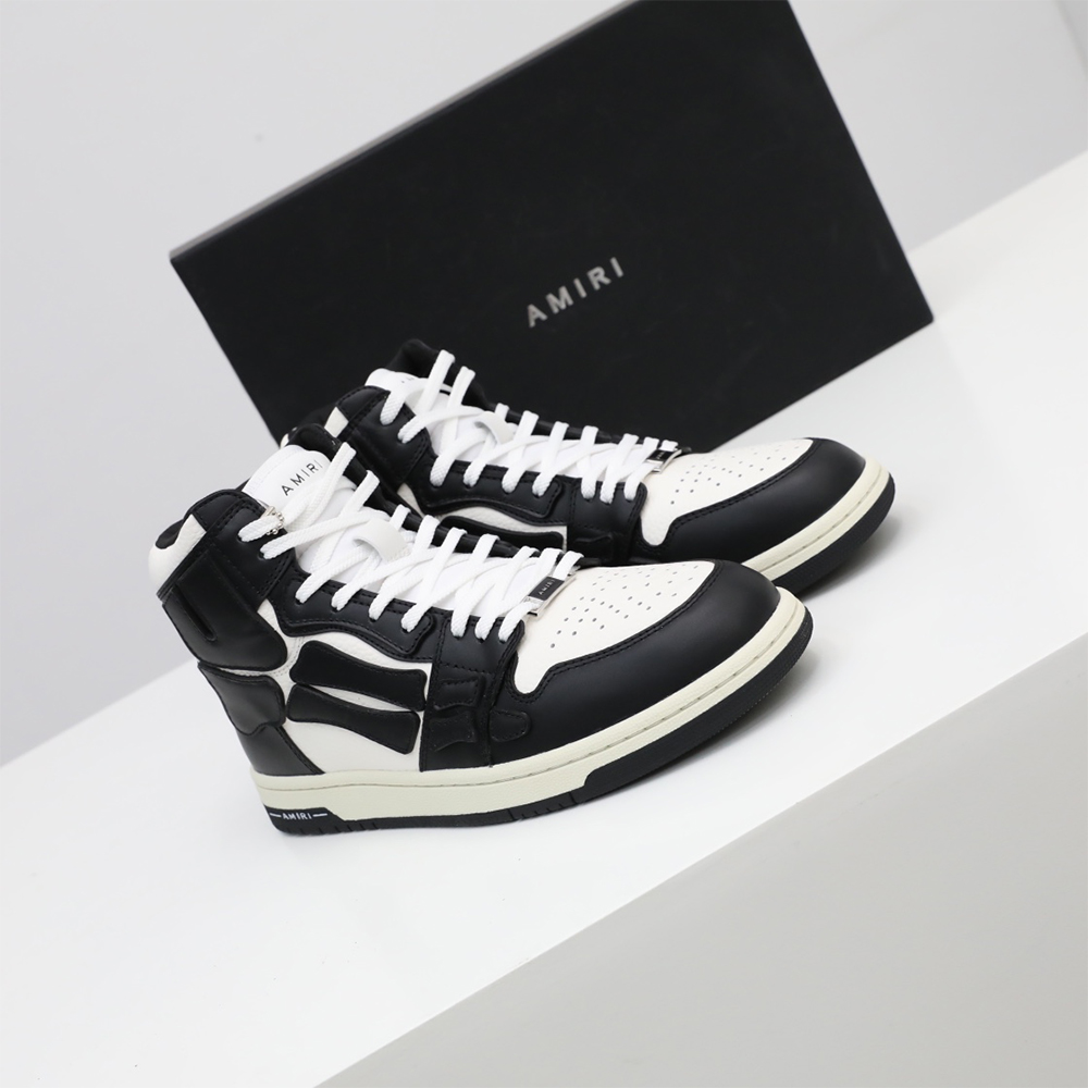 Amiri Skel-Top Hi Sneaker Black - FashionPlug