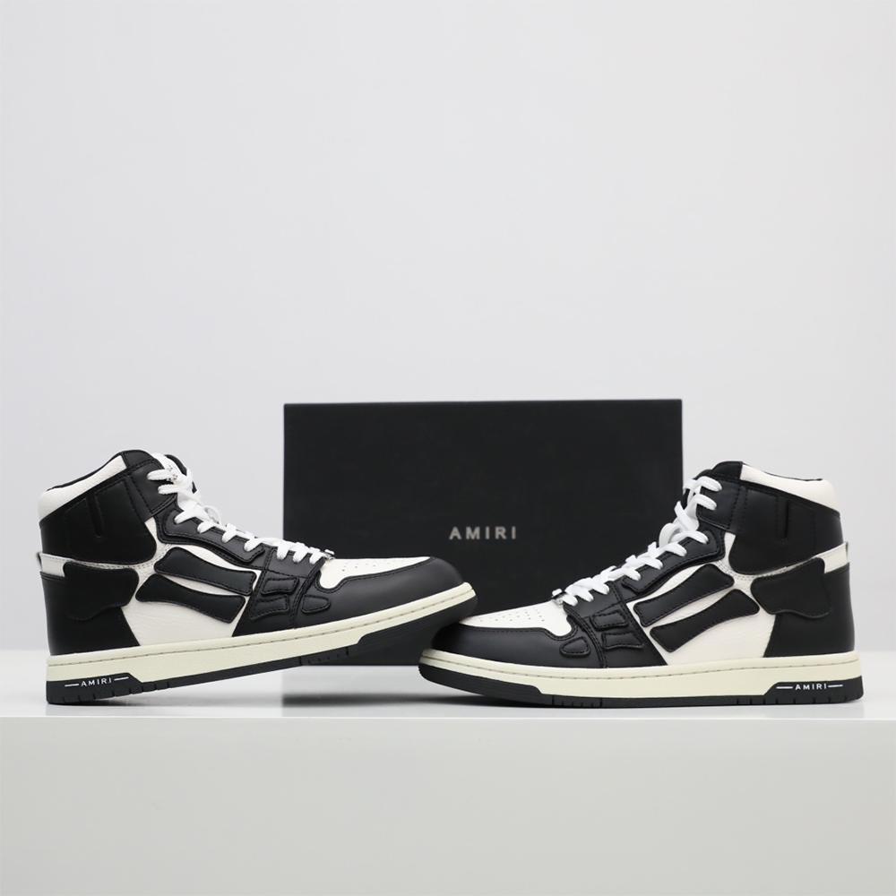 Amiri Skel-Top Hi Sneaker Black - FashionPlug