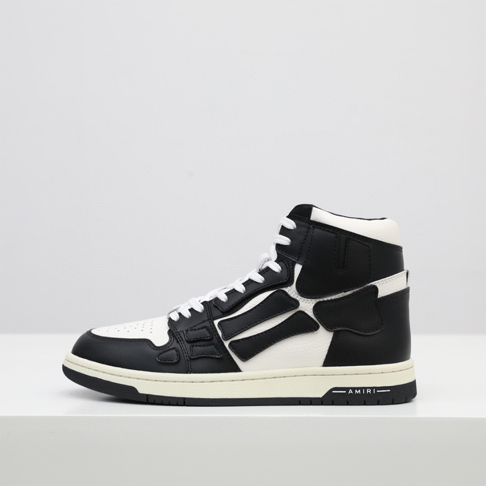 Amiri Skel-Top Hi Sneaker Black - FashionPlug