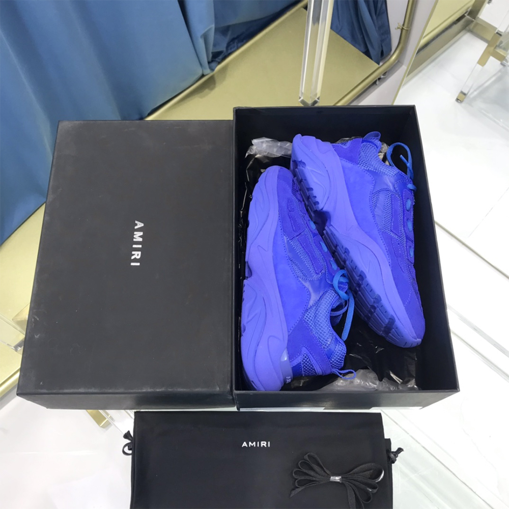 Amiri Bone Runner All Blue - FashionPlug