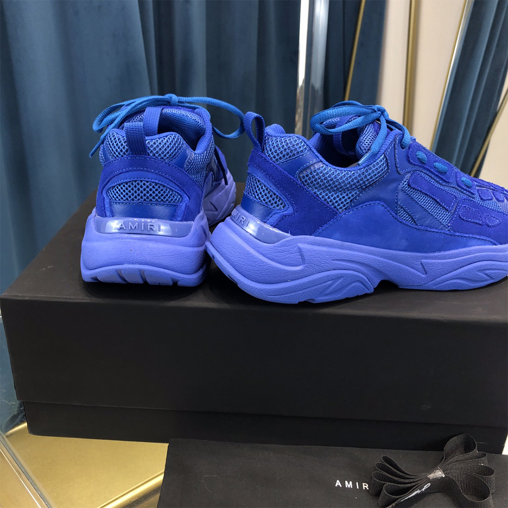 Amiri Bone Runner All Blue - FashionPlug