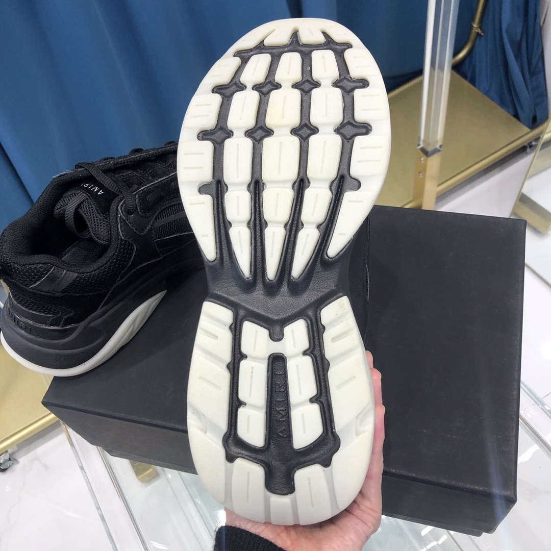Amiri Bone Runner All Black - FashionPlug