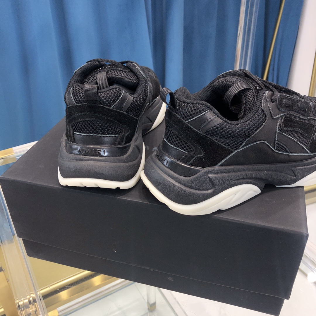 Amiri Bone Runner All Black - FashionPlug
